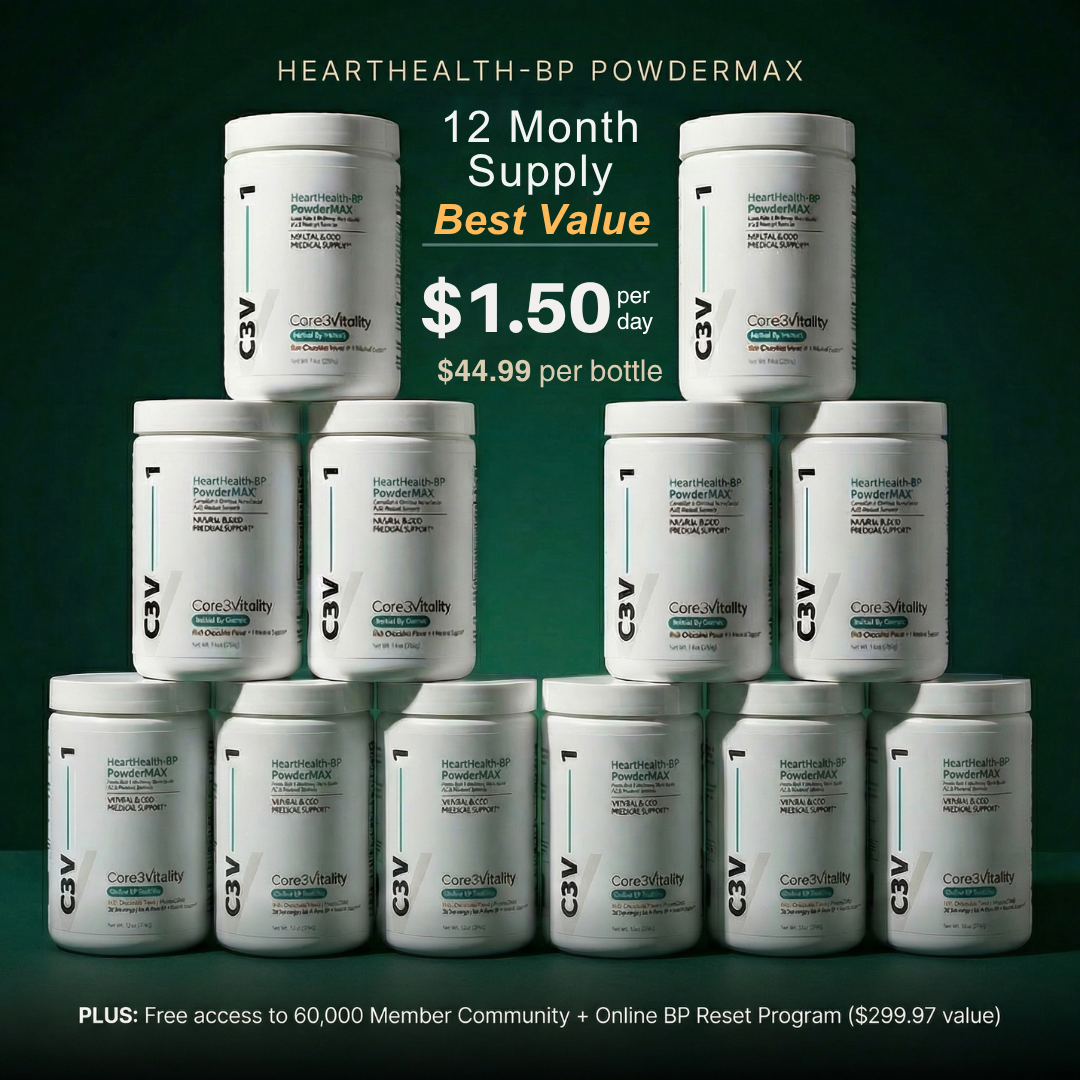 HeartHealth-BP PowderMAX – Core3Vitality