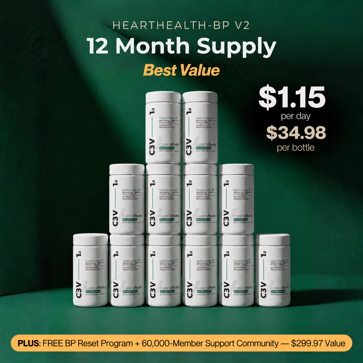 HeartHealth-BPv2 – 12 month supply