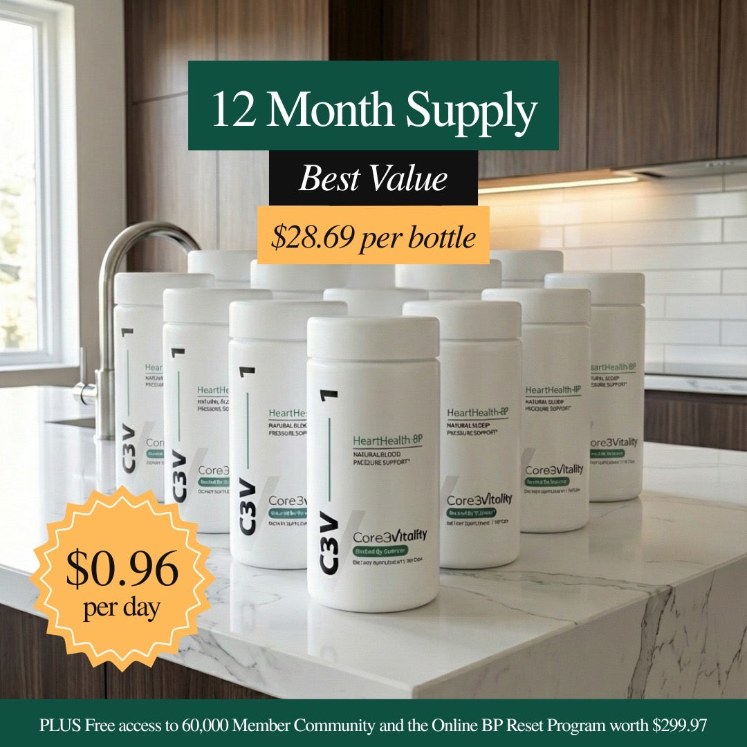HeartHealth-BP – 12 month supply PLUS - FREE COURSE ACCESS