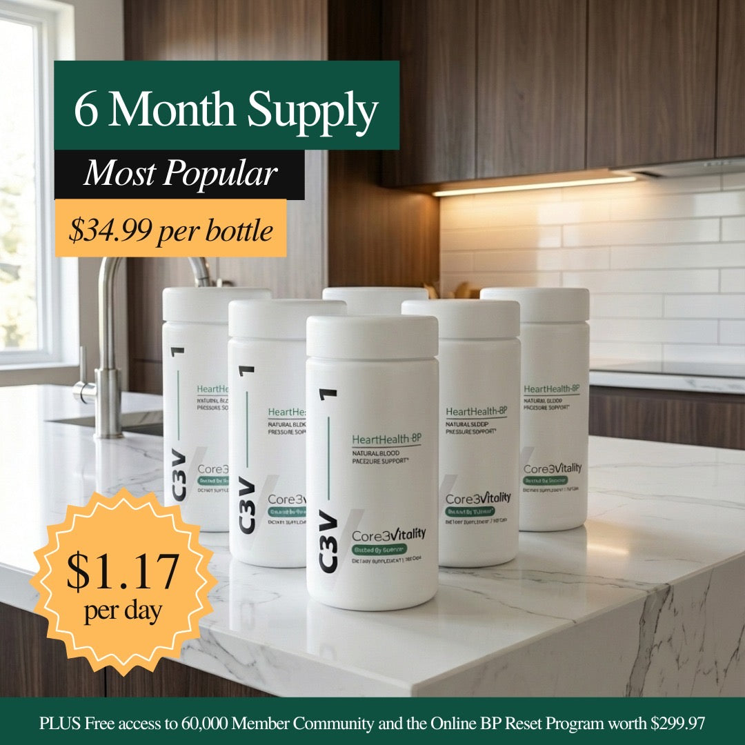 HeartHealth-BP – 6 month supply PLUS - FREE COURSE ACCESS